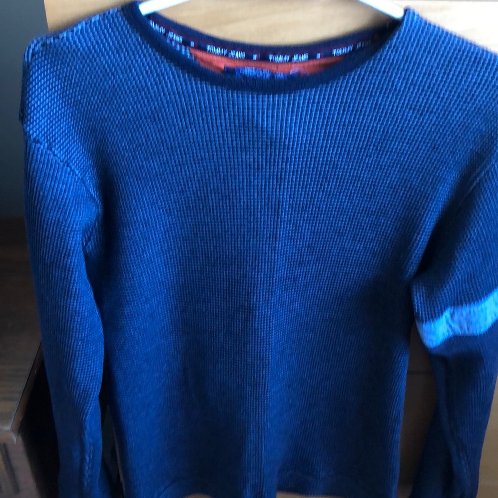 Men's vintage knit waffle top